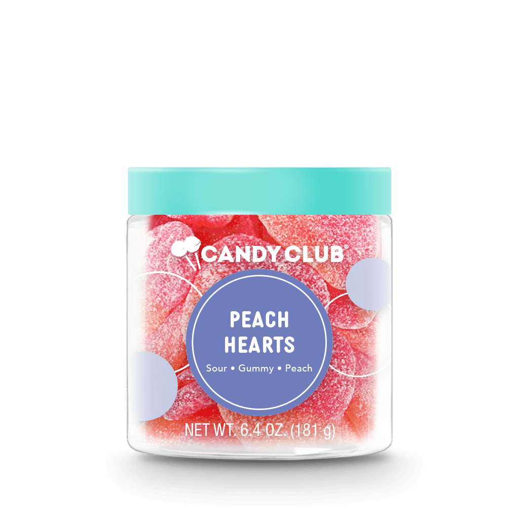 Peach Hearts Candy - vibeboxshop