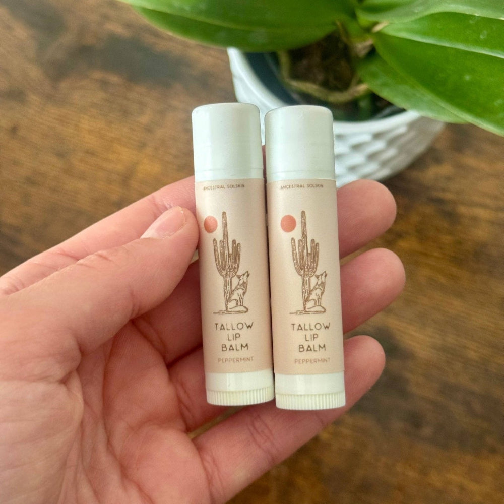 Peppermint Tallow Lip Balm - vibeboxshop