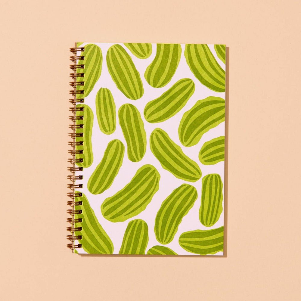 Pickles Letterpress Spiral Notebook - vibeboxshop