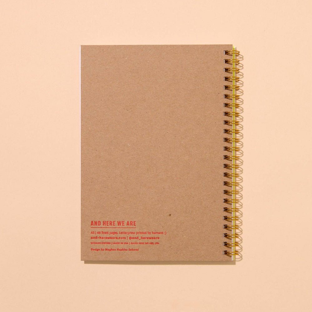 Pickles Letterpress Spiral Notebook - vibeboxshop