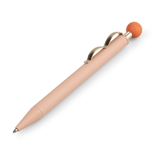 Pink Curve Ballpoint Pen - vibeboxshop