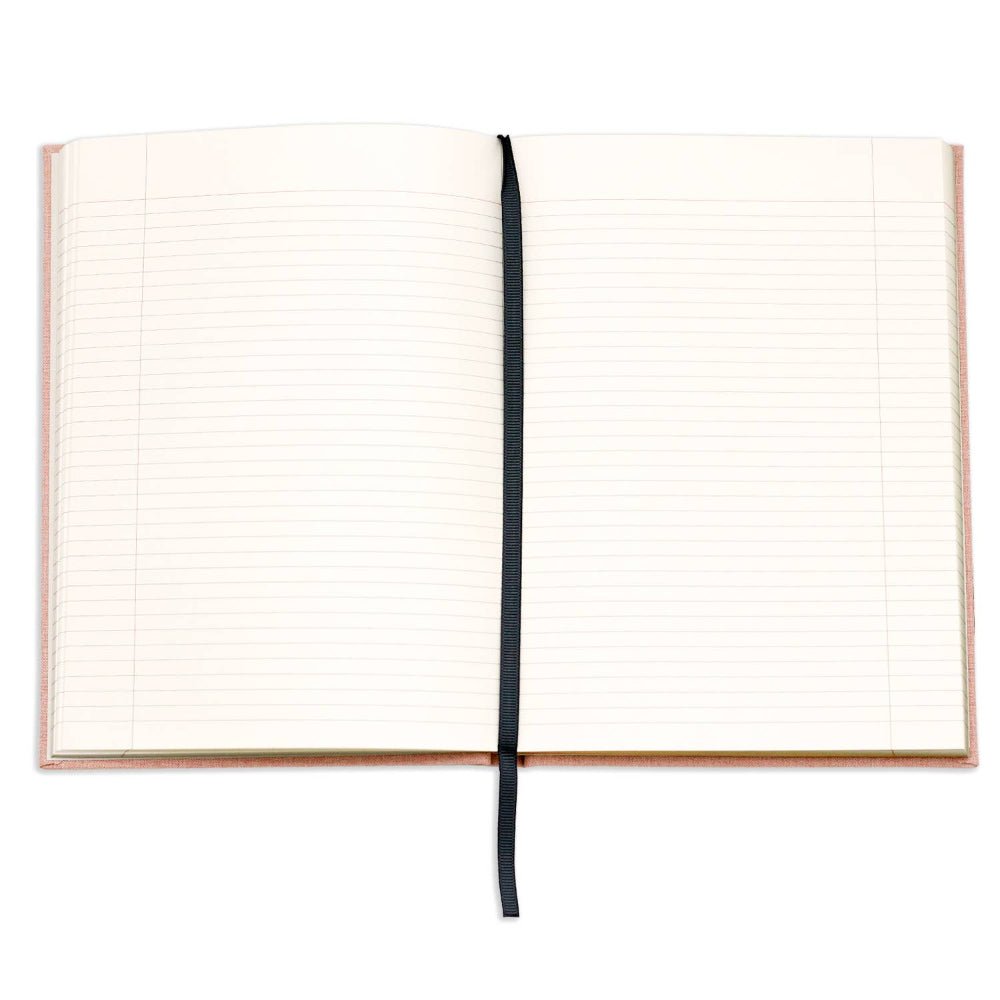 Pink Linen Note to Self Journal - vibeboxshop