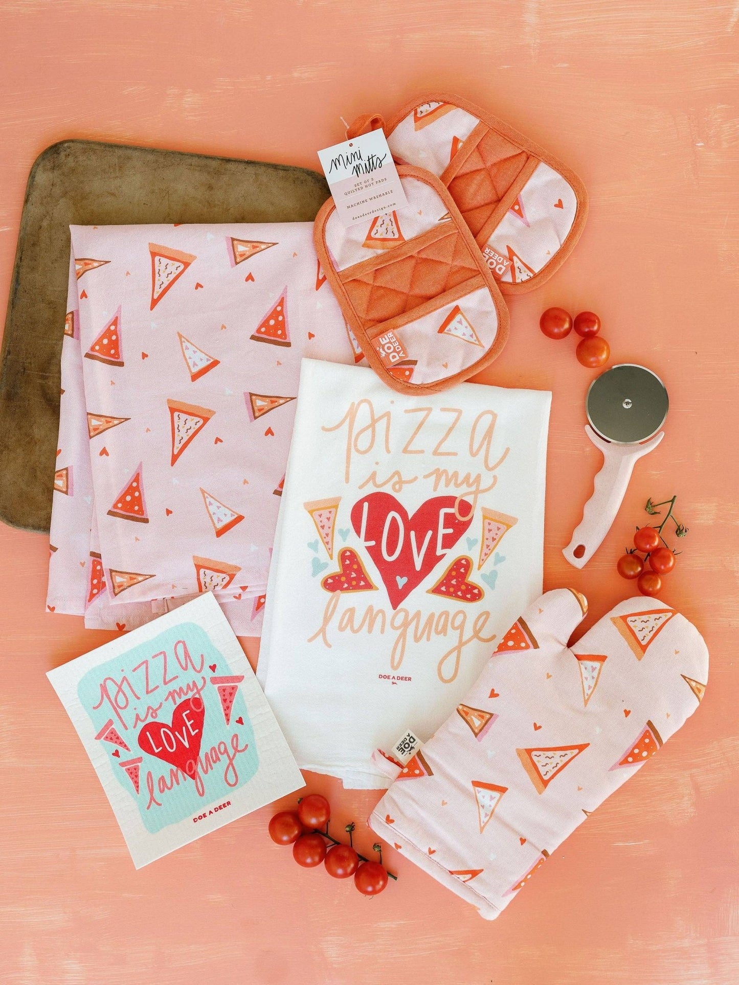 Pizza Flour Sack Towel - vibeboxshop