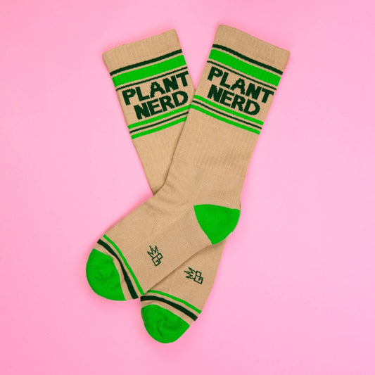 Plant Nerd Gym Crew Socks - vibeboxshop