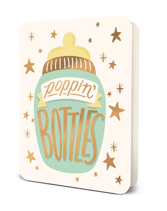 Poppin' Bottles Deluxe Greeting Card - vibeboxshop