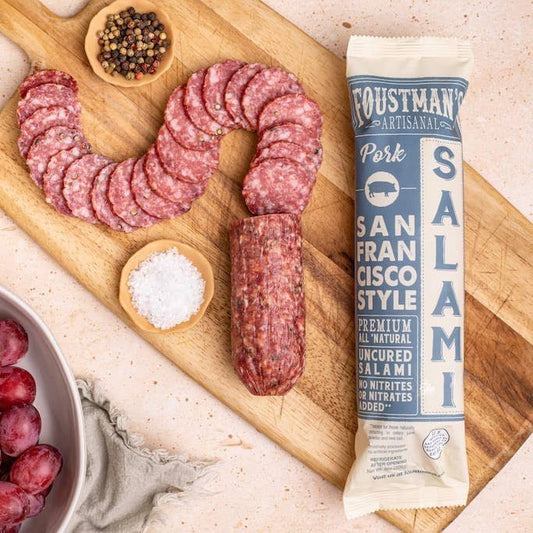 Pork San Francisco Style | Foustman's Uncured Salami - vibeboxshop