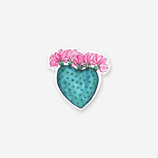 Prickly Heart Vinyl Sticker - vibeboxshop