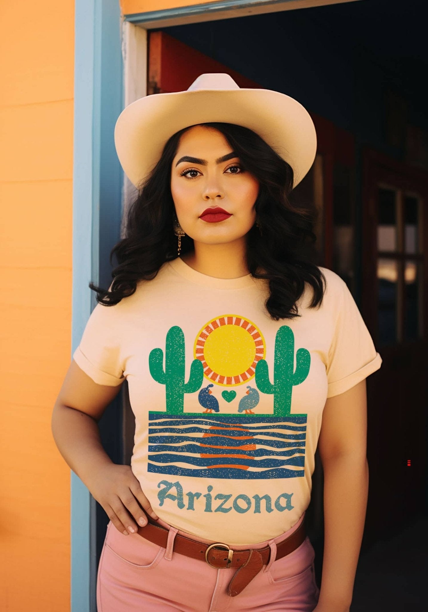 Quail Mirage Arizona Tee - vibeboxshop