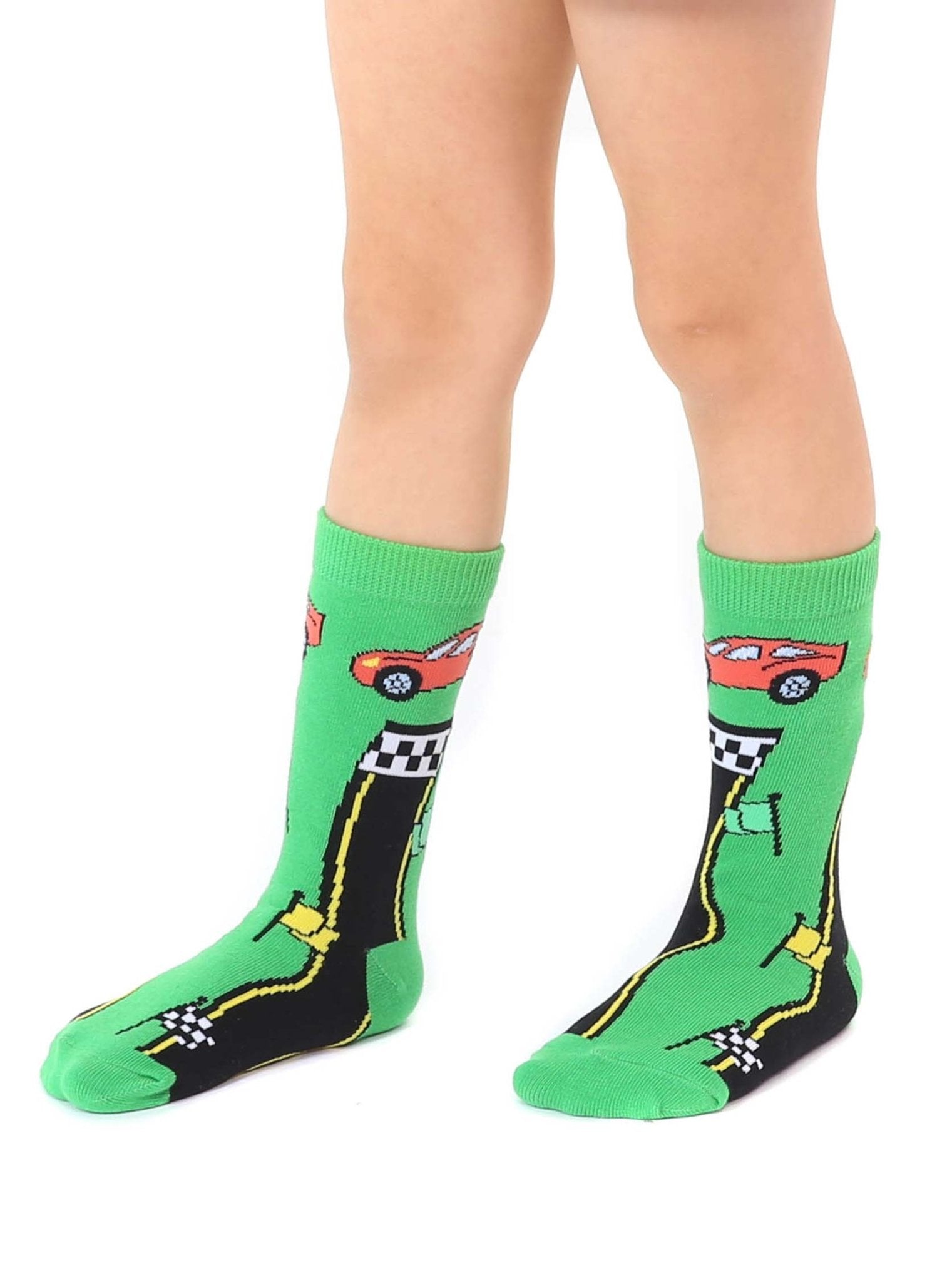 Race Car Kids Socks - vibeboxshop