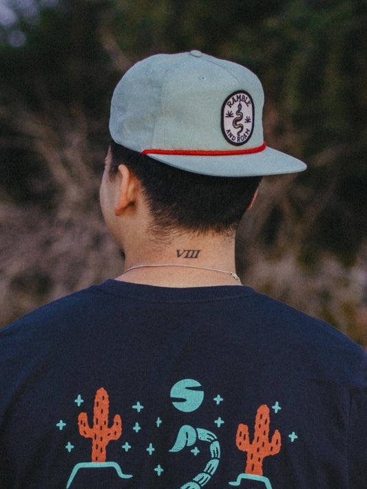 Ramble and Roam Rope Unstructured - Seafoam/Red - vibeboxshop