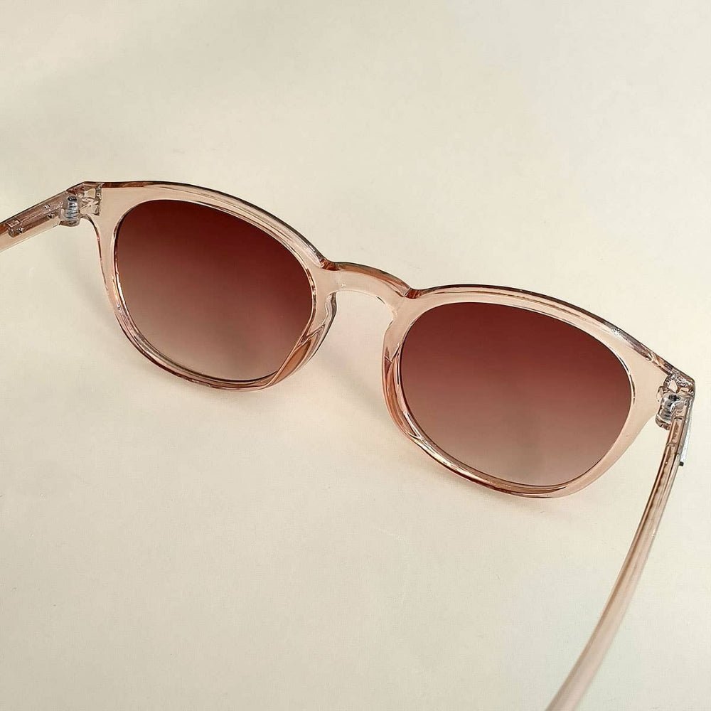 Retro Sunglasses - Champagne - vibeboxshop