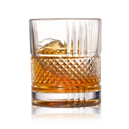Revolve Crystal Spinning Scotch Rocks Glass - vibeboxshop