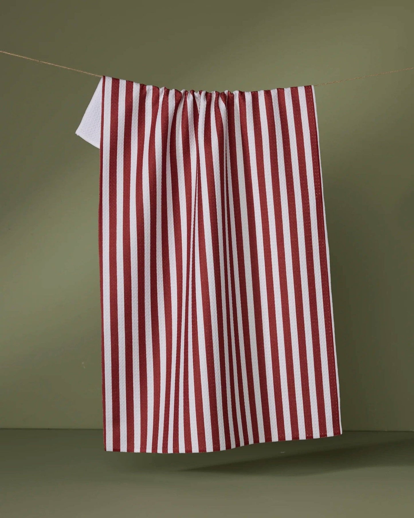 Ribbon Red Tea Towel - vibeboxshop