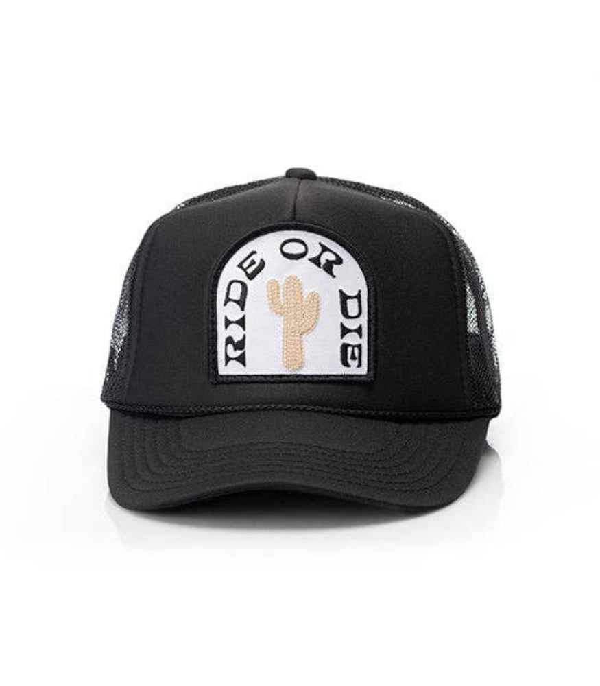 Ride or Die Patch Trucker Hat - vibeboxshop