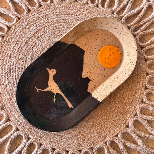 Roadrunner Silhouette Trinket Tray - vibeboxshop