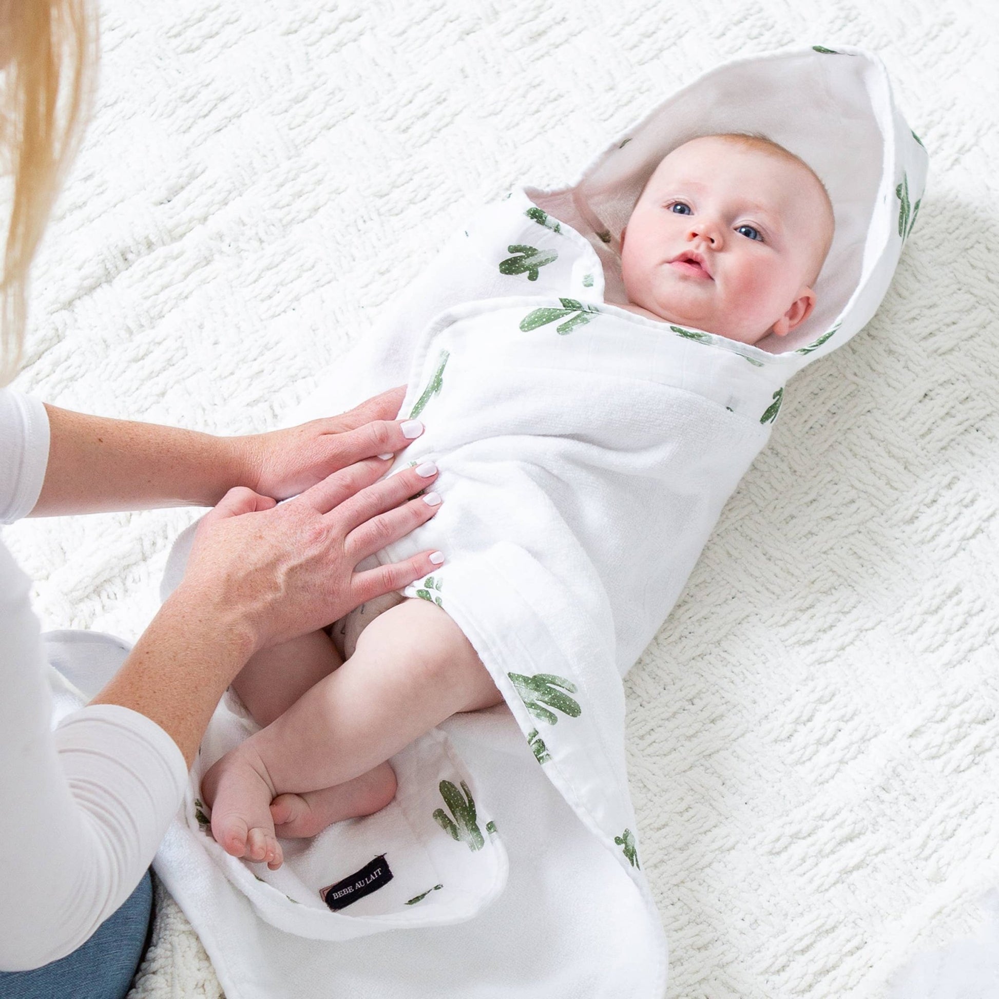 Saguaro Baby Hooded Towel - vibeboxshop