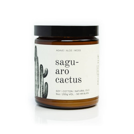 Saguaro Cactus 9oz Soy Candle - vibeboxshop