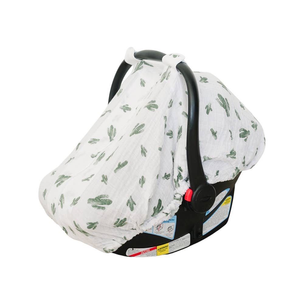 Saguaro Cotton Muslin Car Seat Cover - vibeboxshop