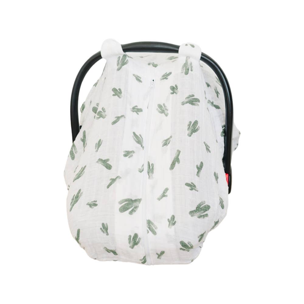 Saguaro Cotton Muslin Car Seat Cover - vibeboxshop