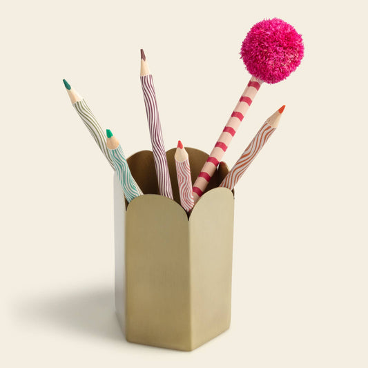 Scallop Edge Pen Pot - vibeboxshop