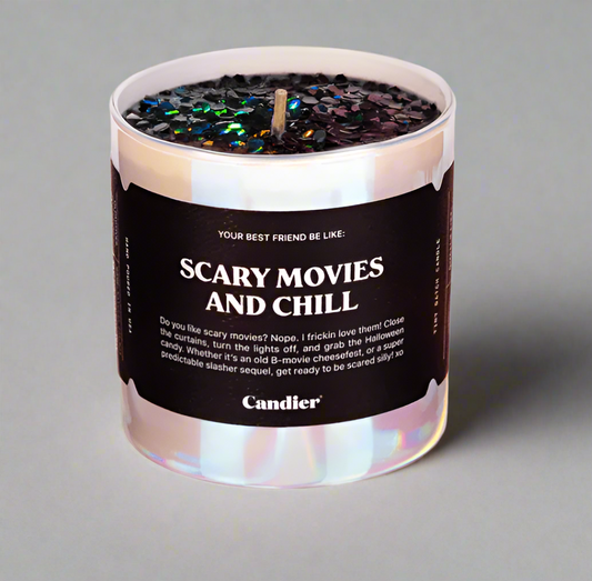 Scary Movies & Chill Candle (Halloween) - vibeboxshop