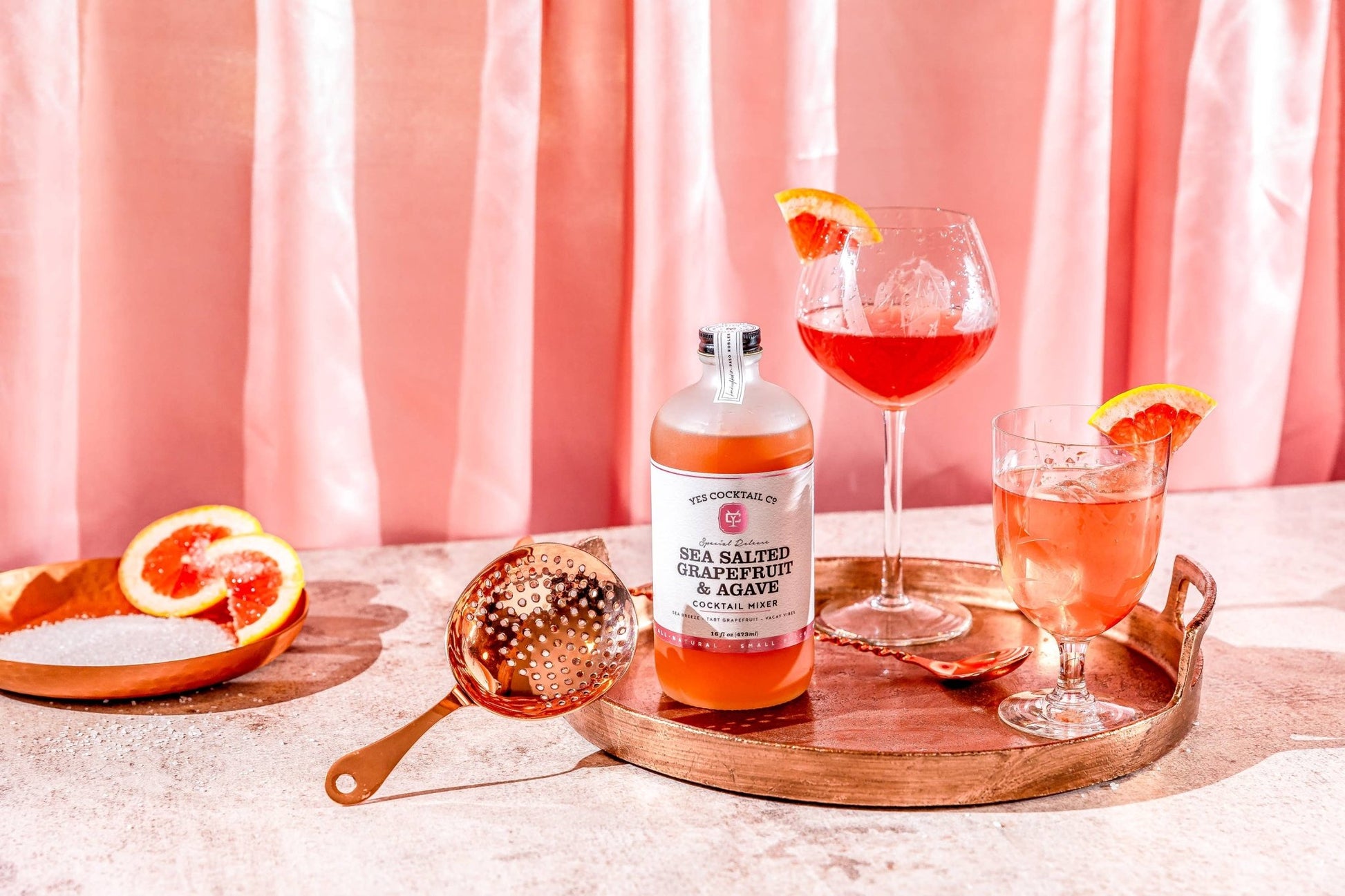 Sea Salted Grapefruit & Agave Cocktail Mixer - vibeboxshop