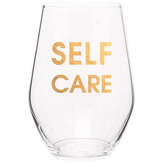 Self Care Wine Glass - vibeboxshop