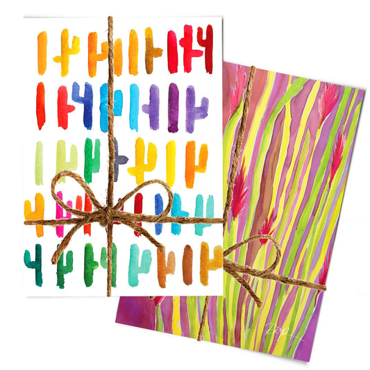 Set of 10 Desert Postcards - vibeboxshop