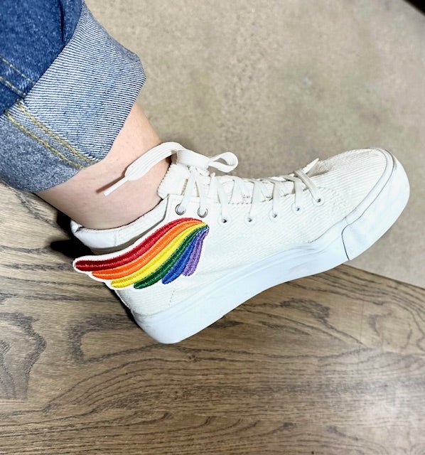 Shoe Wings - Rainbow Kids Accessory - vibeboxshop