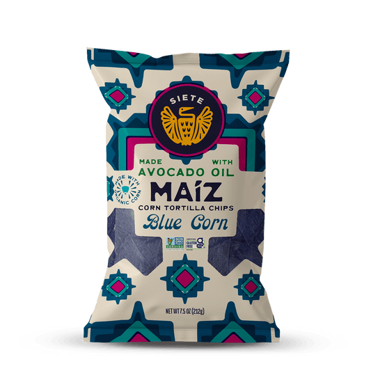 Siete Maiz Blue Corn Chips - vibeboxshop