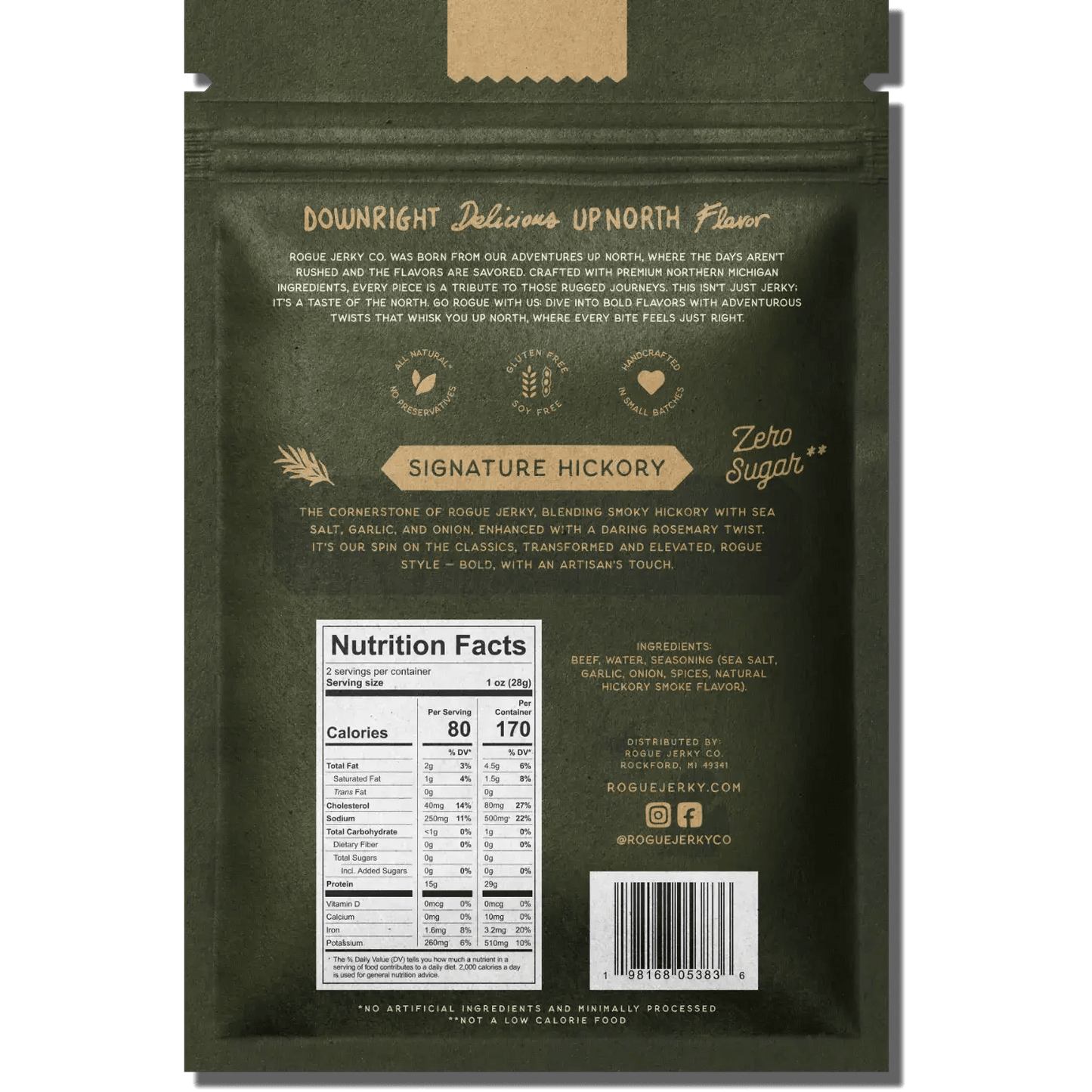 Signature Hickory Beef Jerky - vibeboxshop