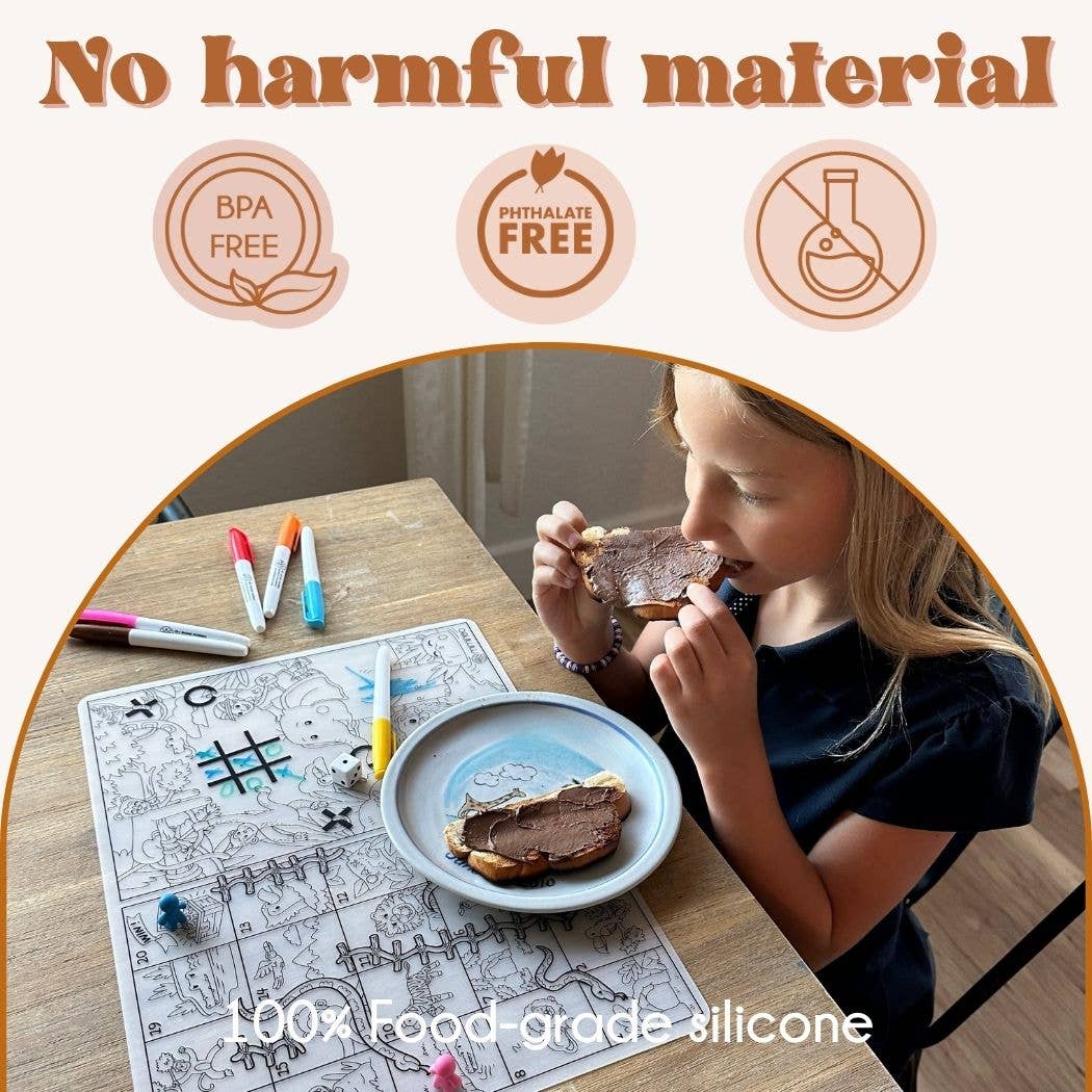 Silicone Reusable Coloring Mat Gift Set | Nativity - vibeboxshop