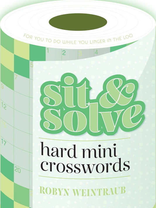 Sit & Solve Hard Mini Crosswords - vibeboxshop
