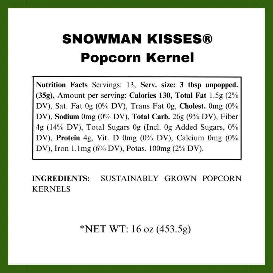 Snowman Kisses Popcorn - vibeboxshop
