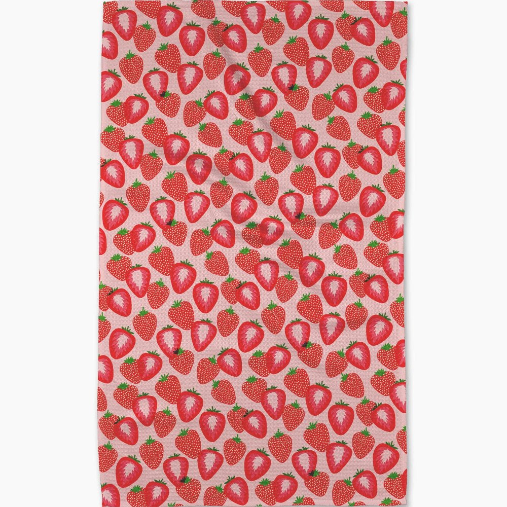 So Many Strawberries Tea Towel - vibeboxshop