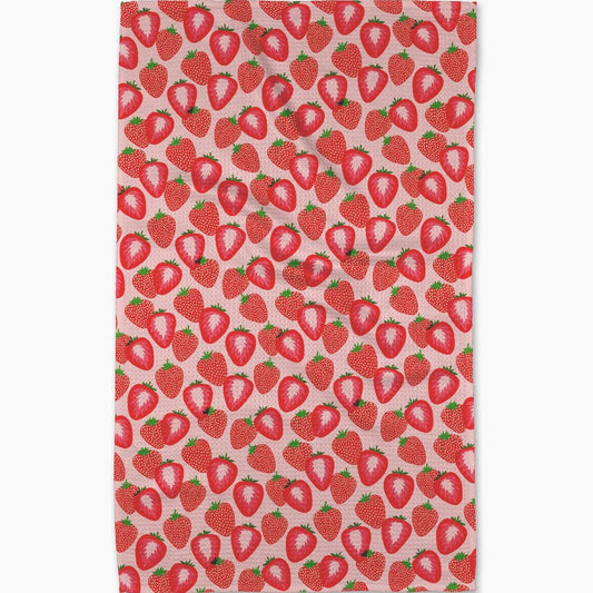 So Many Strawberries Tea Towel - vibeboxshop