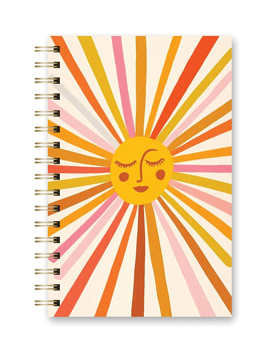 Spiral Notebook Retro Sunshine - vibeboxshop