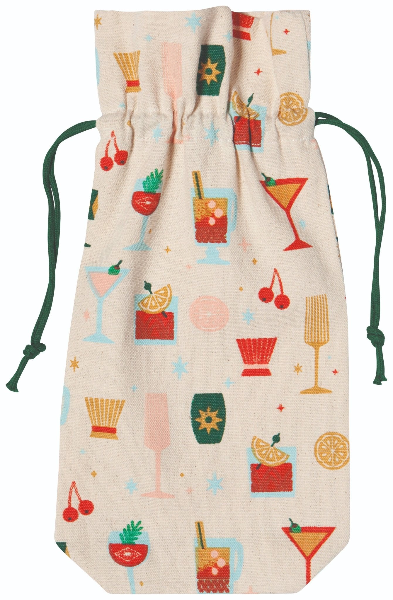 Spirits Bright Christmas Wine Bags Set of 2 - vibeboxshop