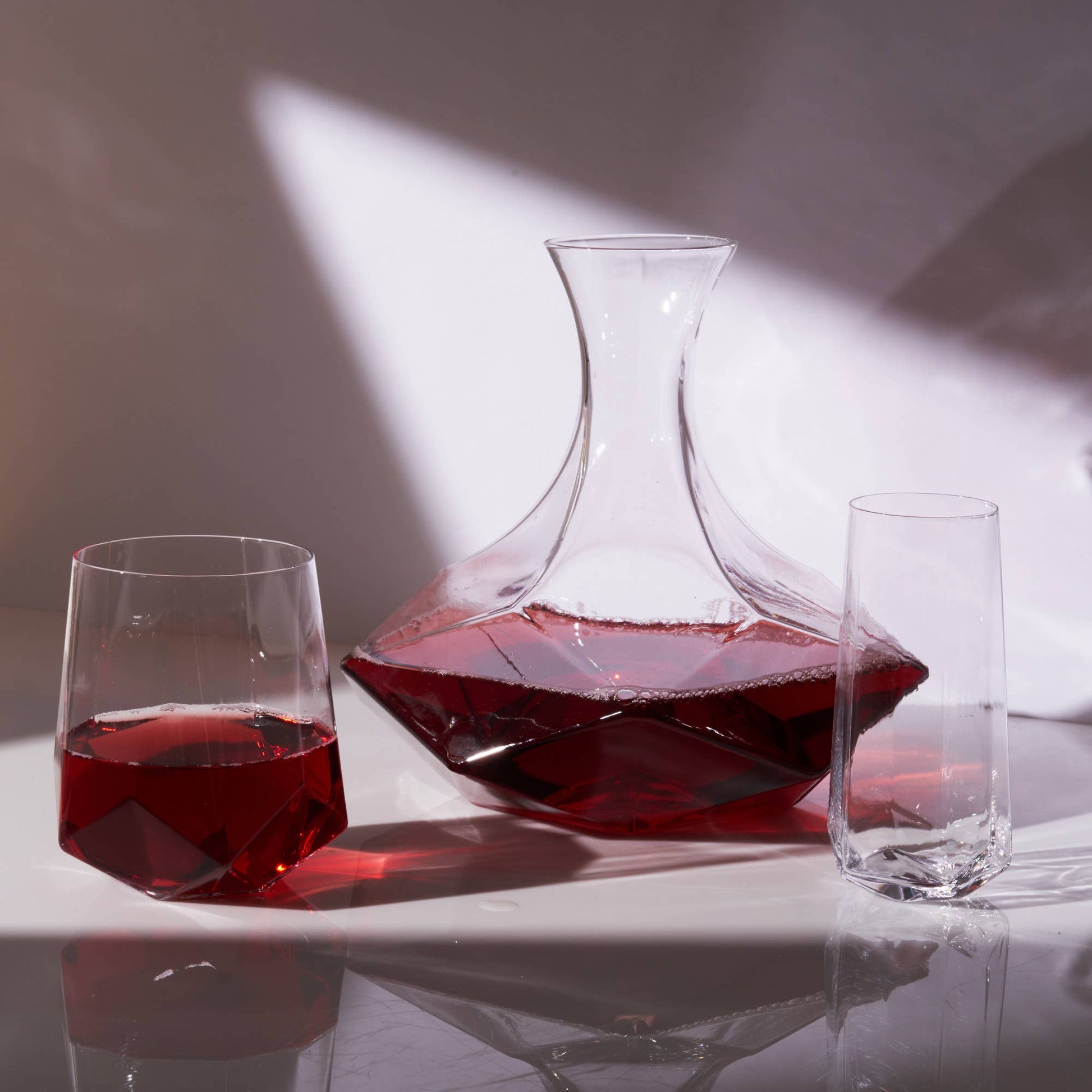 Stemless Crystal Champagne Flutes - Set of 2 - vibeboxshop