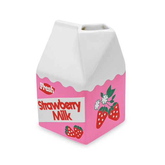 Strawberry Milk Ceramic Vase - vibeboxshop