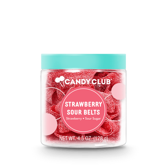Strawberry Sour Belts - vibeboxshop