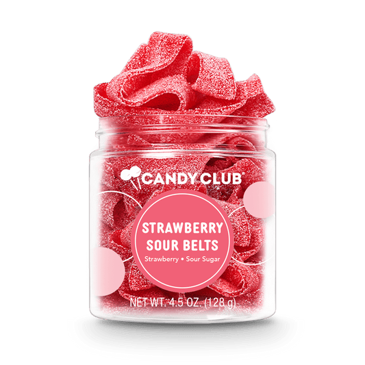 Strawberry Sour Belts - vibeboxshop