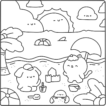 Summer Delights Coloring Book - vibeboxshop