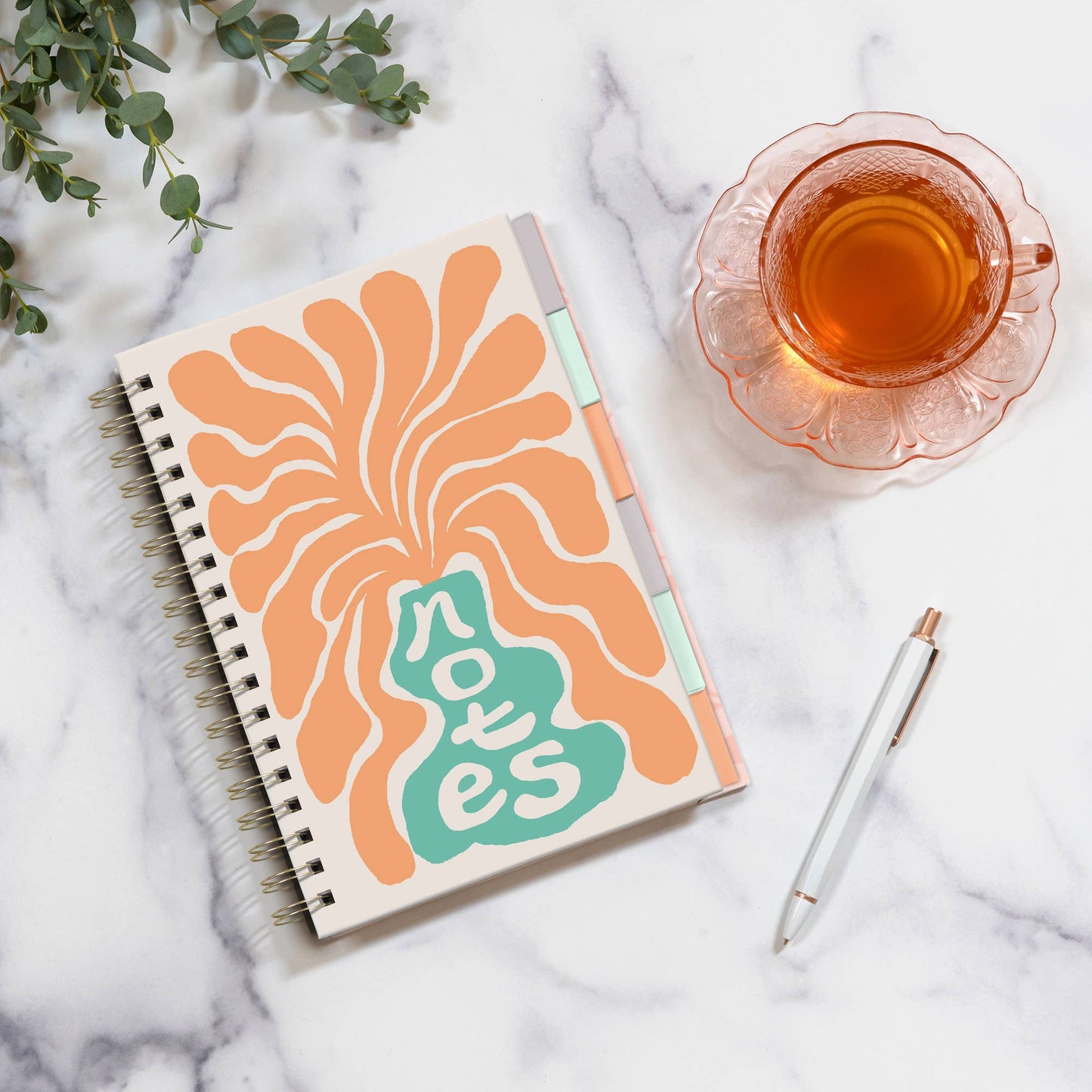 Swaying Flora Edith Notebook - vibeboxshop