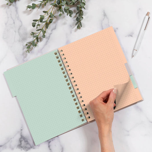 Swaying Flora Edith Notebook - vibeboxshop