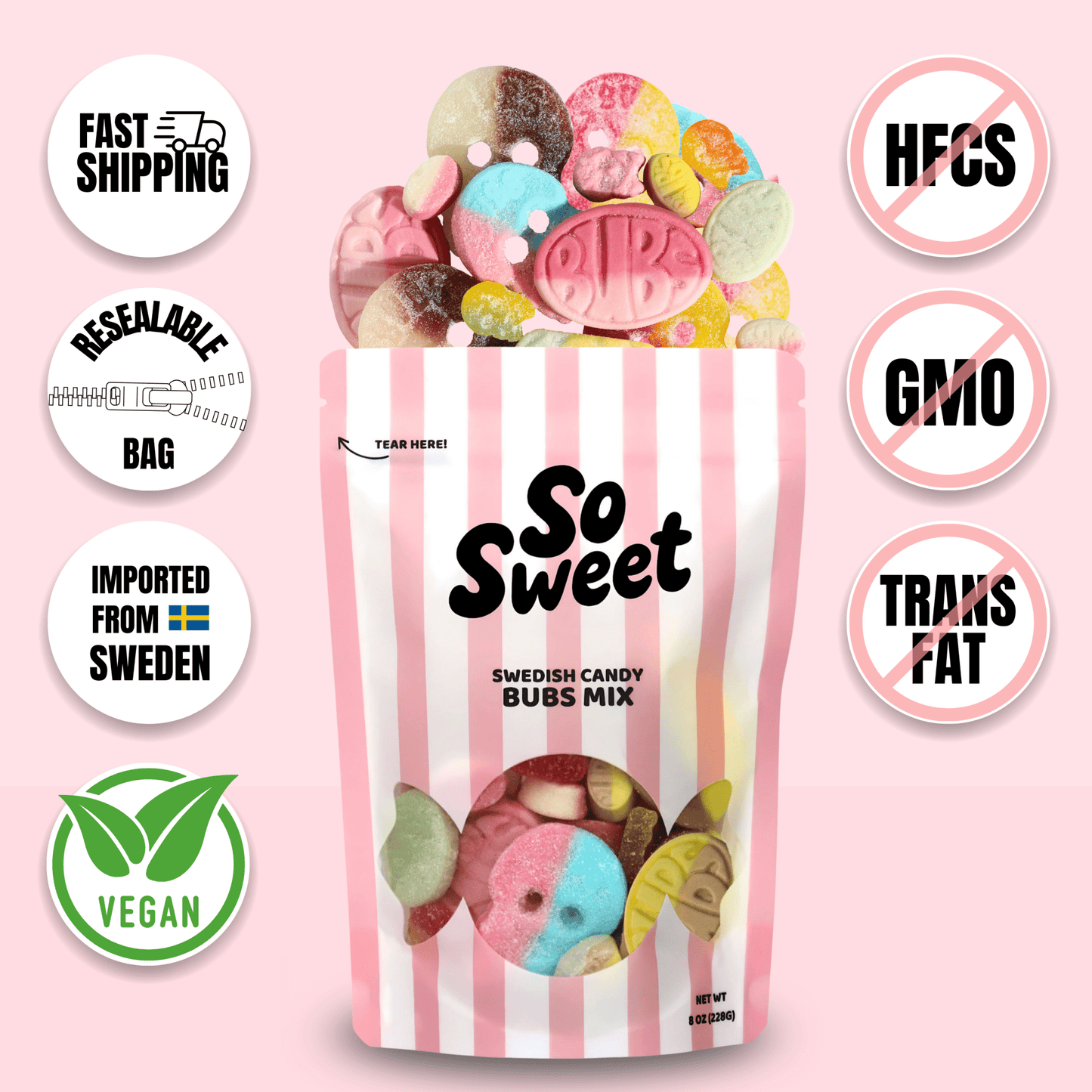 Swedish Candy BUBS Mix - vibeboxshop