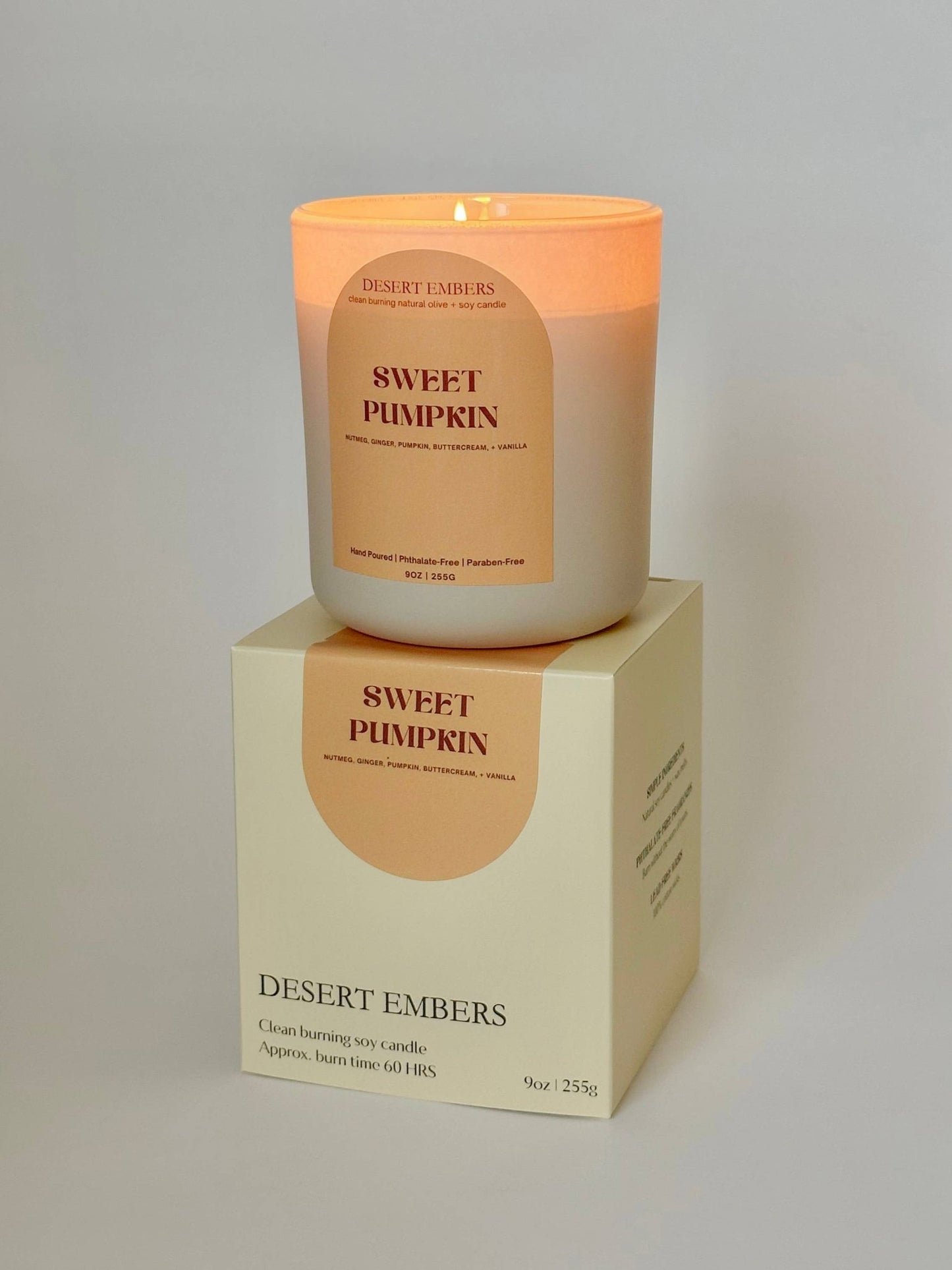 Sweet Pumpkin Soy Candle - 9oz  - vibeboxshop