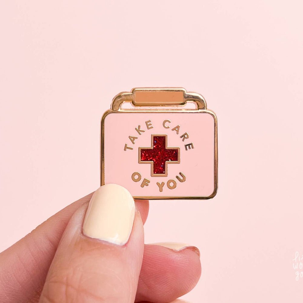 Take Care Of You Enamel Pin - vibeboxshop