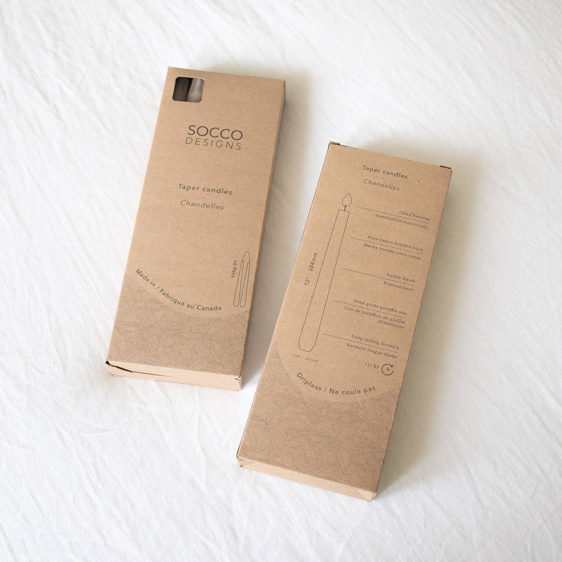 Taper Candles - Pair - vibeboxshop