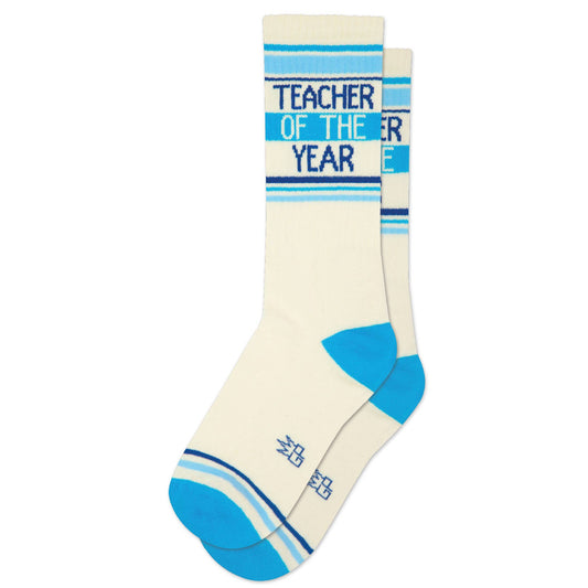 Teacher Of The Year Gym Crew Socks - vibeboxshop